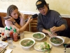 Harriet Ells records Eddie Lin's Pho Super Bowl challenge