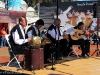 A group of musicians play Sufi music to warm up the dervishes