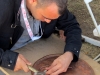 Abdulhamid Ozcan from the city of Mardin practices the ancient art of copper carving