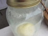 Handmade, jar-churned butter