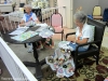 Don't worry, these quilters get lunch breaks