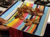 The plated bacon-wrapped bull penis