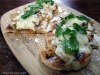 Pizza-like kimchi flatbread