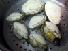 Steamers are done when the shell opens