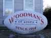 A very large soft-shell clam outside Woodman’s