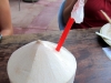 Fresh young coconut (a drink, not an 80s band)