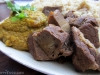 Tender chunks of rogan gosht (curry lamb)