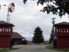 The gates to Frontier Village in Jamestown, ND
