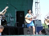 One of the many live bands playing at the Gilroy Garlic Festival
