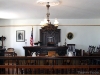 The county courtroom inside the Whaley House