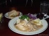 The famous young tom turkey dinner at Hubers