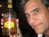 Scorpion mescal with three drunk scorpions inside