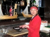 The chef at Beverly Living Fish Center prepares our live octopus