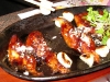 Eel with dancing bonito flakes