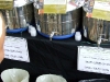 Vats of olive oil ready to be bottled