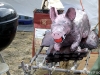 A paper-mache offering to the pork gods