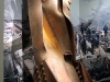 A girder from the World Trade Center warped by heat and pressure