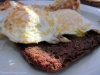 The Spinning Wheel Diner's scrapple with eggs