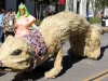 A giant rolling ferret is part of the Ferret Freedom parade entry