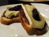 Baked brie and figs on toast