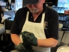 Shucking local oysters at the historic oyster bar