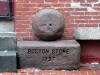 The Boston Stone on Marshall Street was imported to grind paint