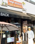 Eddie Lin and me in front of Luigi Ortegas in Pasadena CA