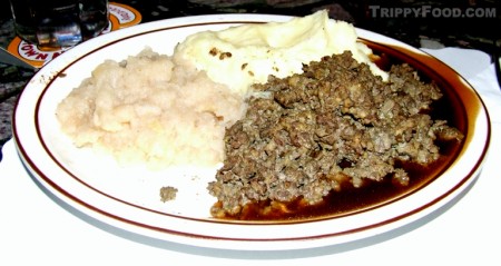 Haggis, neeps and tatties at Buchanan Arms in Burbank CA