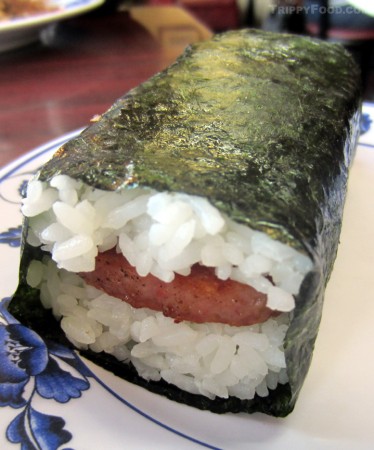 SPAM musubi at Rutt's Hutt, Culver City CA