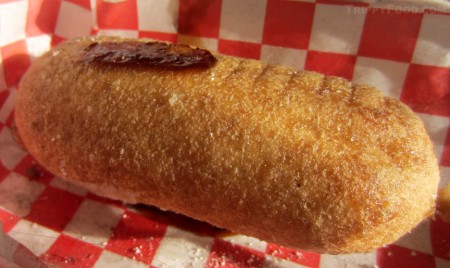 Fried Twinkie-on-a-stick at Monkee's in Venice CA