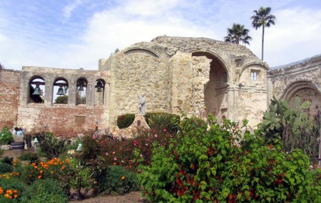 Ruins of the old stone church