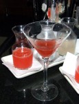 The blood orange martini - sweet yet strong like me