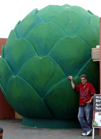 Grateful that the artichokes are a peaceful race