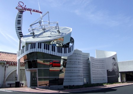 The wacky and surrealistic Liberace Museum in Las Vegas