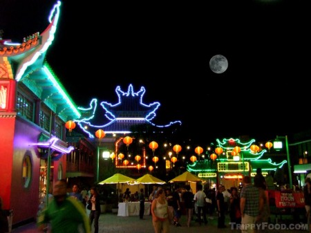 Chinatown in LA during the Moon Festival