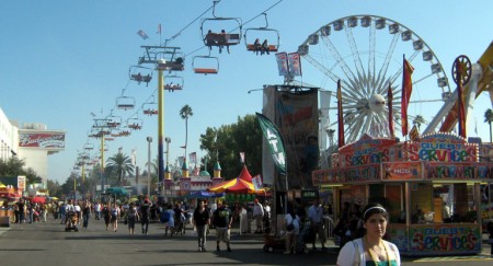 Part of the sprawling grounds of the Fairplex in Pomona