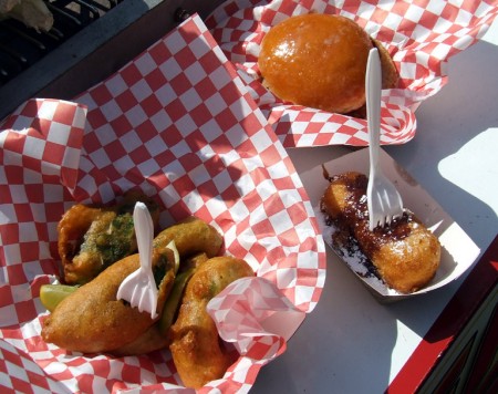 Fried avocado, Twinkie and Krispy Kreme chicken sandwich