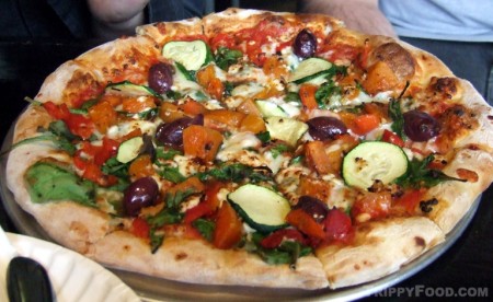The Zucha pizza with pumpkin at Lucifers