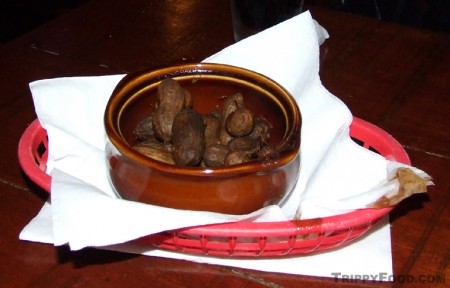 A bowl of boiled peanuts at Gaspar's Grotto in Ybor City, FL