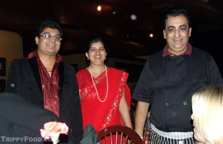 Owners of Haldi Root with Executive Chef Sanjay Kumar