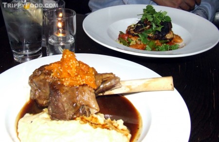 Tender lamb shank that doubles as a club