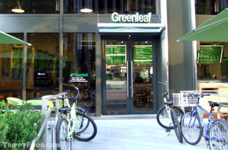 Front entrance to Greenleaf Gourmet Chopshop in Century City CA