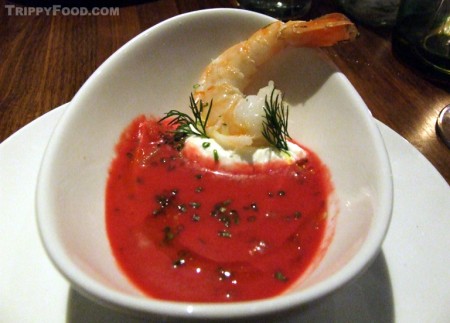 A refreshing tomato and beet gazpacho