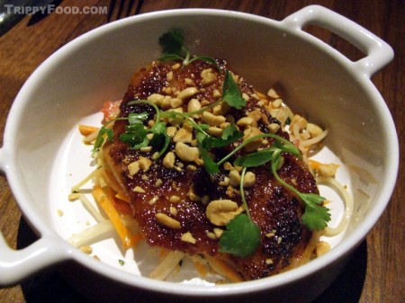 Caramel pork jowl