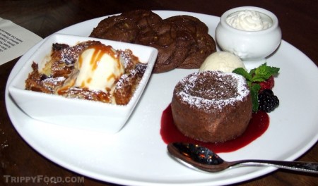 A variety of desserts
