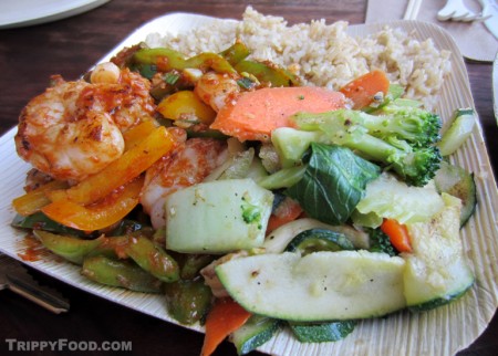 Spicy fresheast shrimp, an off-menu item