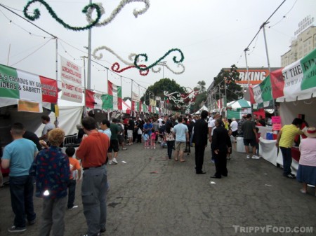 The main thoroughfare, reminiscent of East Coast festivals