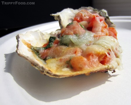Grilled oysters, Mexican-style