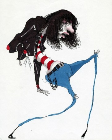 Untitled (Ramone), 1980 - 1990, Tim Burton (© Tim Burton)