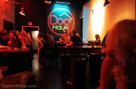 The downstairs room at Dog Haus